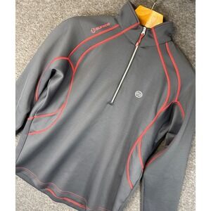 Sunice Super Light FX Golf Pullover Quarter Zip Long Sleeve Gray Womens XL Sport